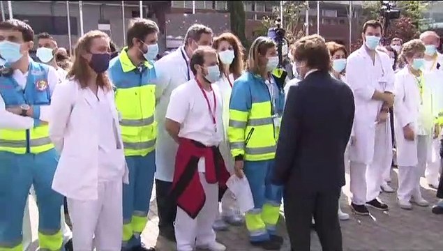 Emotivo cierre del hospital de campaña de Ifema