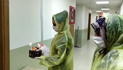 Kars’ta down sendromlu Songül Şahin’e doğum günü sürprizi