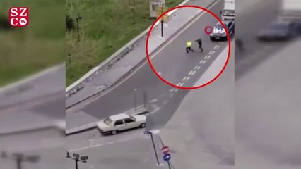 Ankara'da trafik polisine saldıran zanlı yakalandı