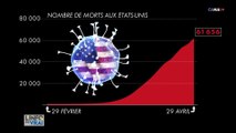 Aux Etats-Unis un million de personnes sont contaminées par le coronavirus et 65 000 sont décédées