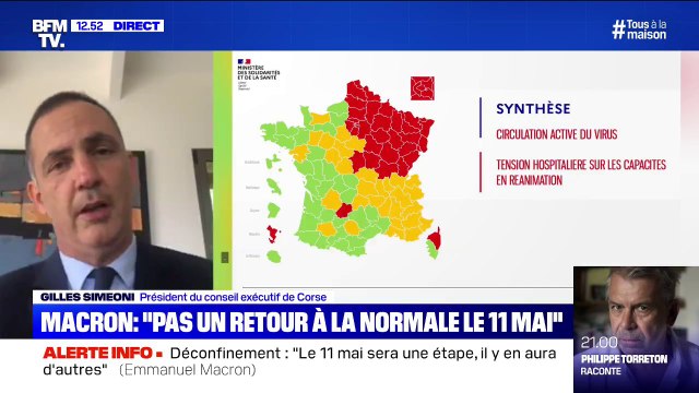 Gilles Simeoni: La Haute-Corse aurait du être dans le vert, elle va l'être avec une carte rectifiée