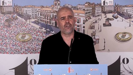 Intervenciones de Pepe Álvarez y Unai Sordo