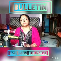 घर पर रहकर ही मास्क बना रही जिलाध्यक्ष रेशमा गुप्ता