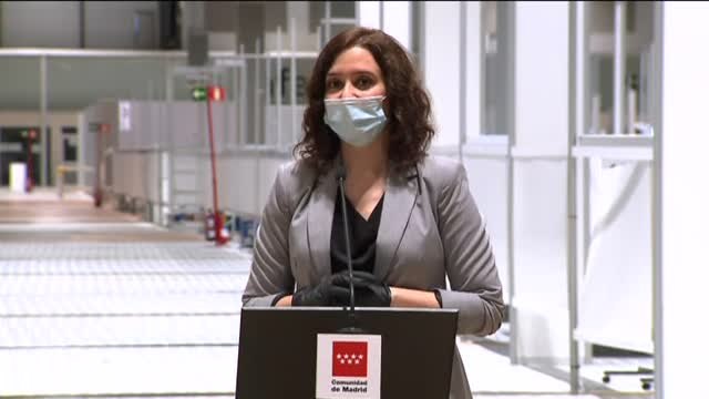 Díaz Ayuso: La Sanidad madrileña se está reforzando, modernizando y buscando alternativas a Ifema
