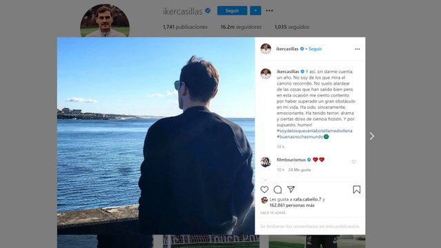 Iker Casillas rememora el emocionante año tras su infarto