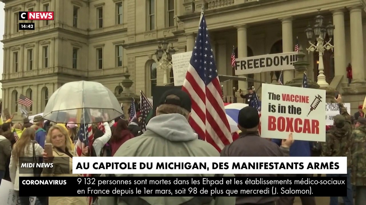 Etats-Unis : des manifestants armés réclament le déconfinement