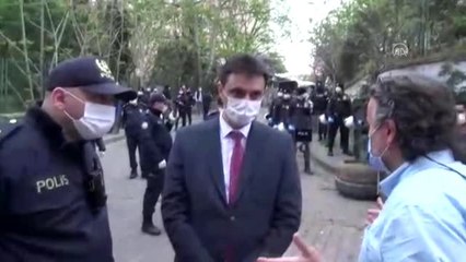 Taksim Meydanı'na izinsiz yürümek isteyen gruba müdahale edildi (1)