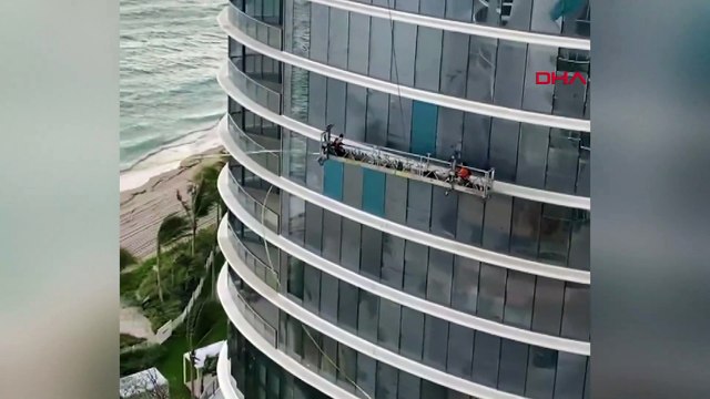 ABD’de metrelerce yükseklikteki tehlikeli anlar kamerada