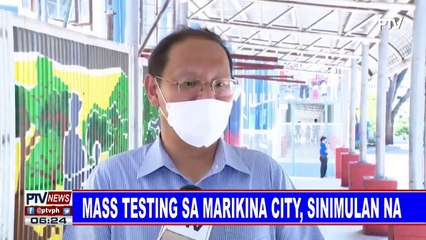 Mass testing sa Marikina City, sinimulan na
