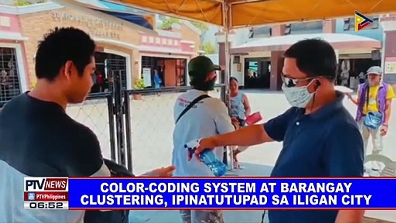 Color-coding system at barangay clustering, ipinatutupad sa Iligan City