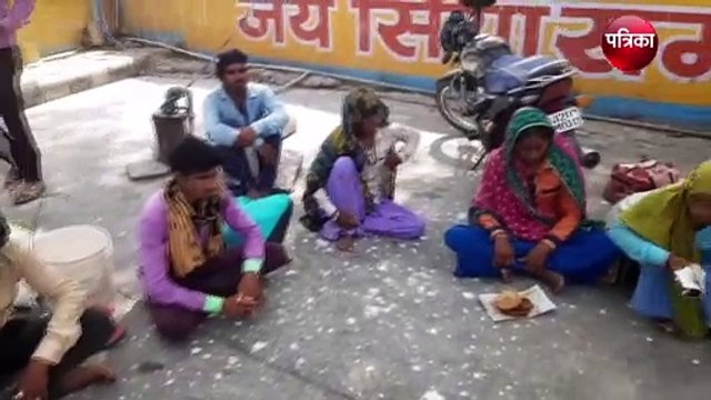 प्रवासी मजदूर लगातार सात दिन पैदल चलकर 240 किमी की दूरी तय कर पहुंचे कोटा, पैरों में पड़े छाले