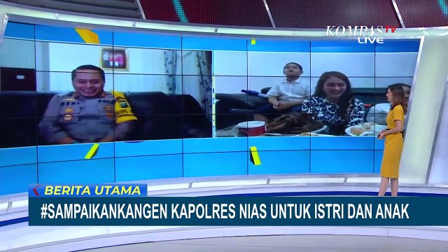 Kapolres Nias Sampaikan Kangen Untuk Istri dan Anak