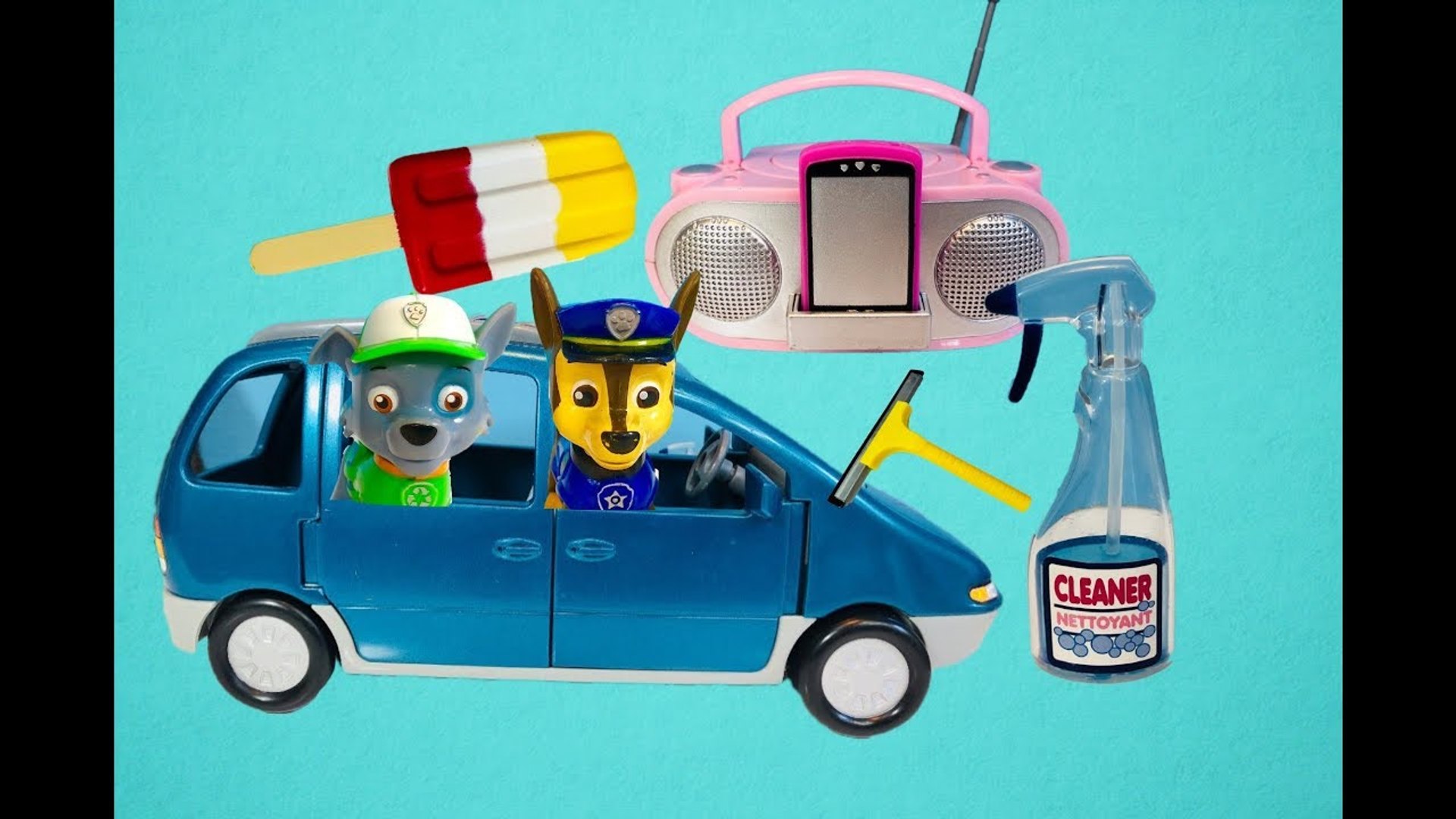 PAW PATROL Toys Car Wash Blue FISHER PRICE Van - video Dailymotion