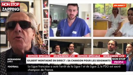 Gilbert Montagné touché par la participation des soignants à sa chanson (vidéo)