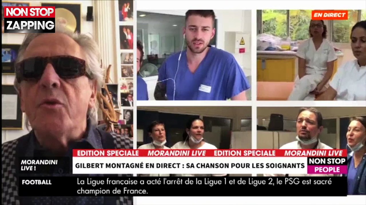 Gilbert Montagné touché par la participation des soignants à sa chanson (vidéo)