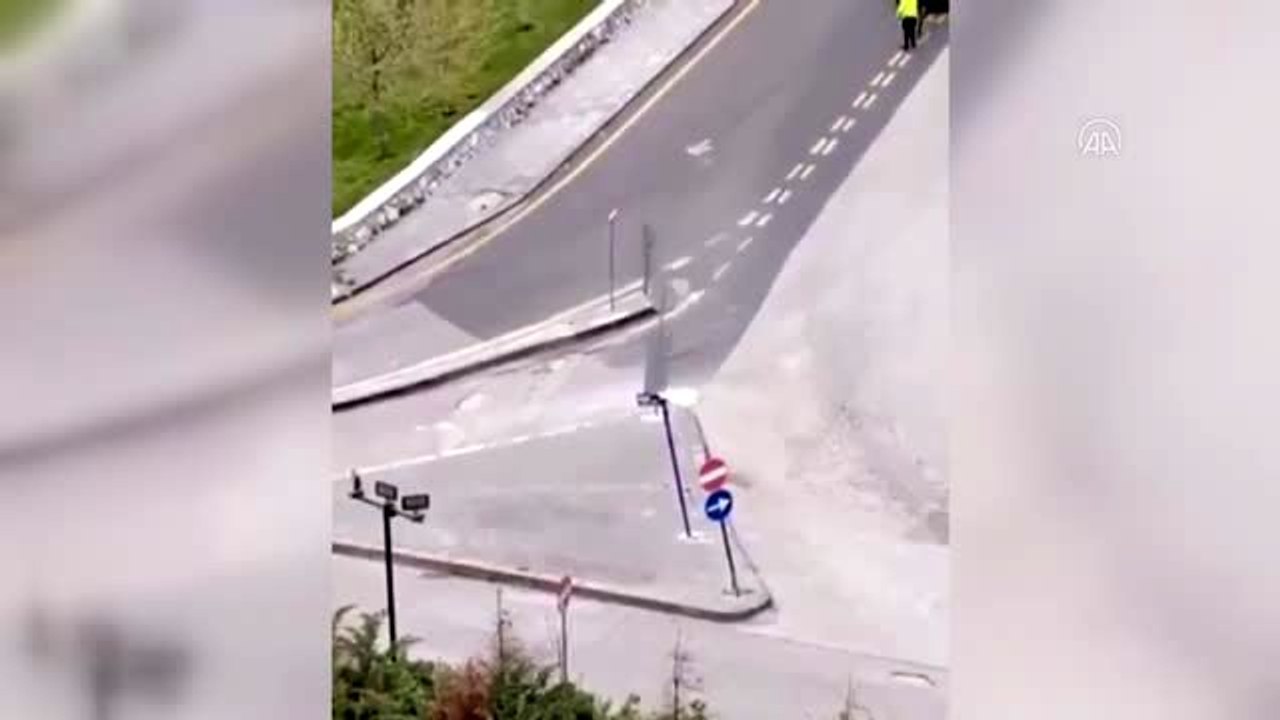 Ankara Emniyet Müdürlüğü polis memuruna mukavemet gösteren zanlının yakalandığını bildirdi