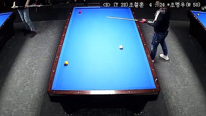 27 High Run by Myung Woo Cho. 3 Cushion Billiards