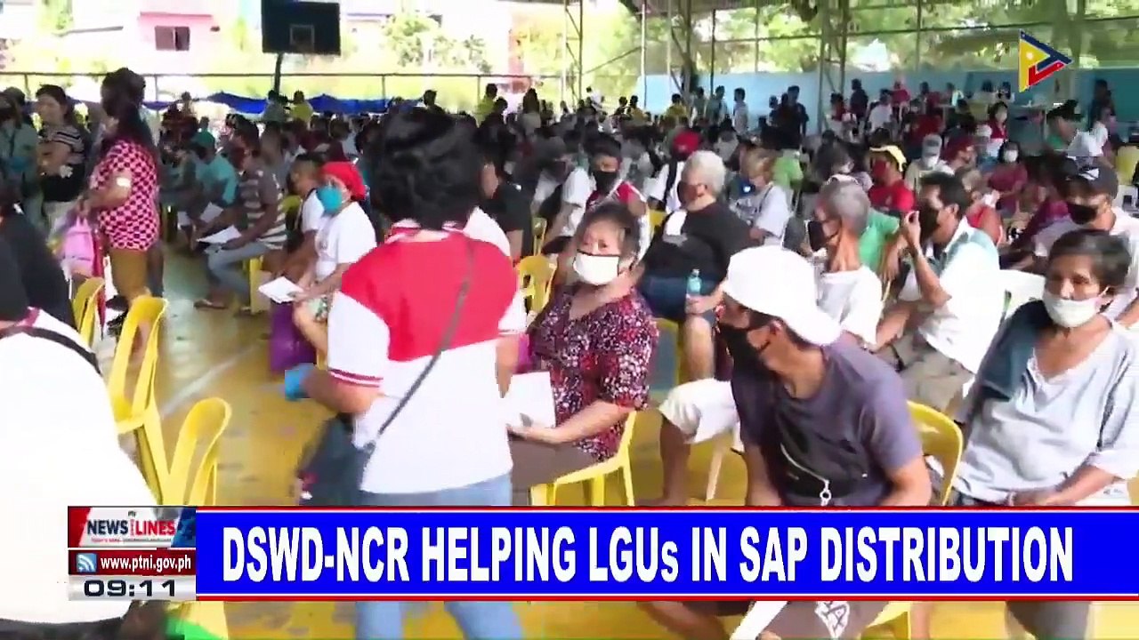 DSWD-NCR helping LGUs in SAP distribution; over...