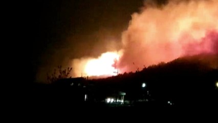 고성 산불 제보자 "현장 강한 바람, 빠른 속도로 번져" / YTN