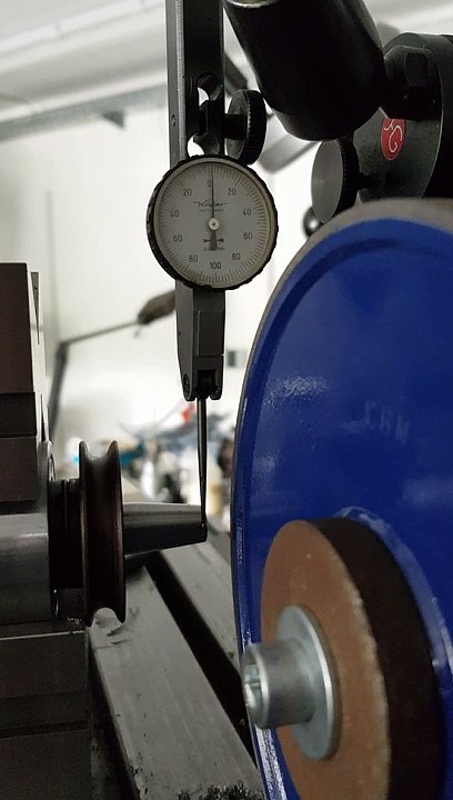 HBM U3 Cone grinding preparation/Einrichten für Konus-Schleifen