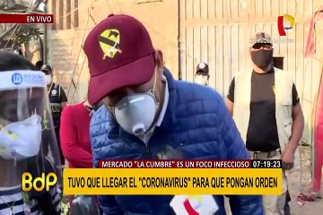 Carabayllo: desalojan a ambulantes del mercado “La cumbre”