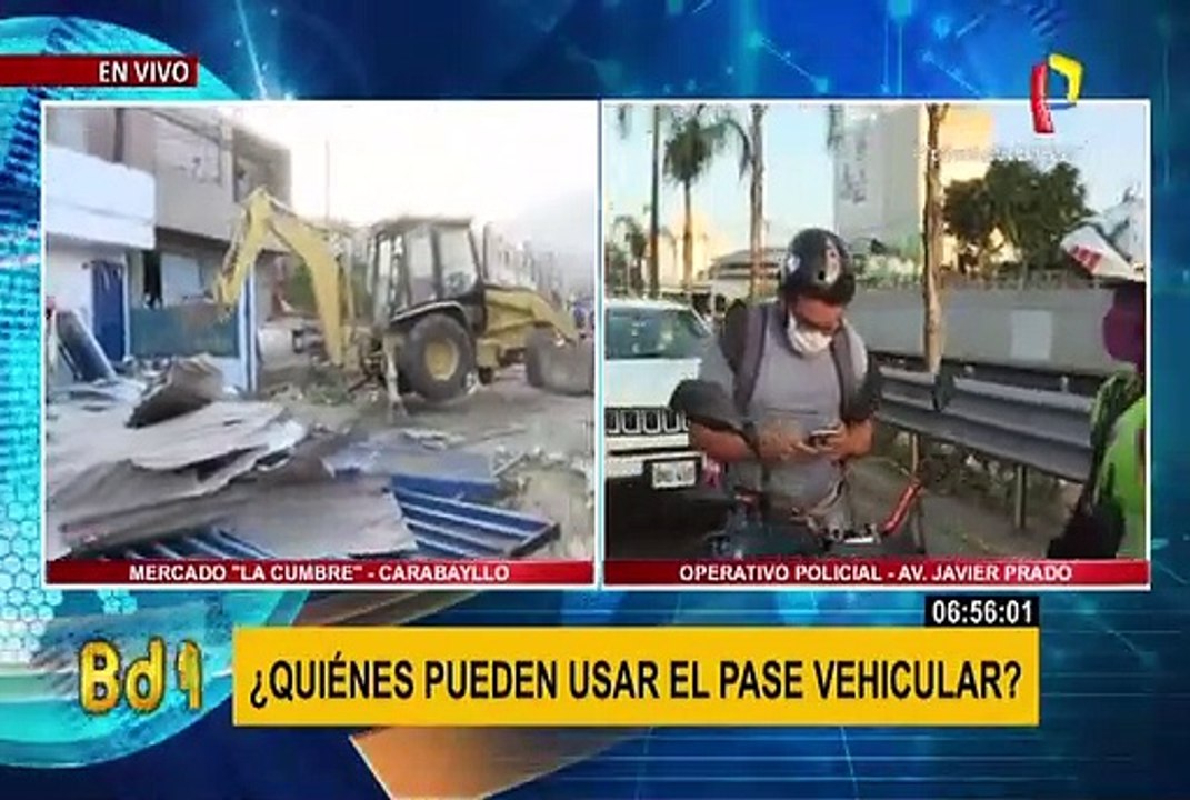 Nuevo Pase Vehicular: se realiza operativo policial en la avenida Javier Prado