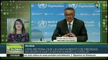 OMS apoya decisión de Rusia de levantar gradualmente algunas medidas