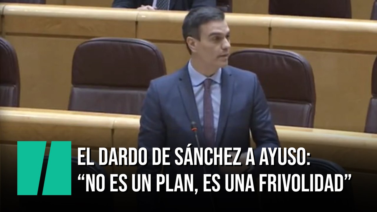 El dardo de Pedro Sánchez a Isabel Díaz Ayuso