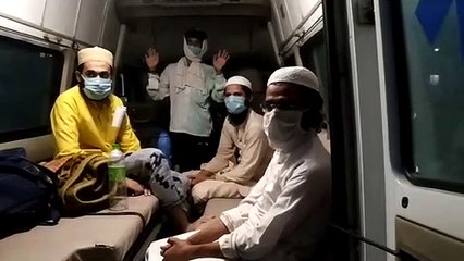 नलखेड़ा के तीन जमाती एवं ग्राम पायली के मांगीलाल अपने घर के लिए हुवें रवाना