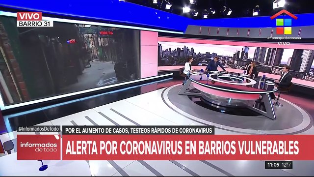 Barrio 31 | Por el aumento de casos, harán testeos rápidos