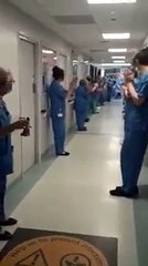 Great-great-grandmother, 100, clapped out of hospital after beating seventh deadly illness