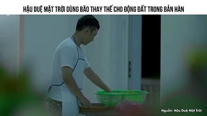 HẬU DUỆ MẶT TRỜI DÙNG BÃO THAY THẾ CHO ĐỘNG ĐẤT TRONG BẢN HÀN