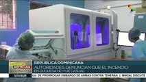 Humareda por incendio en vertedero de Duquesa afecta a dominicanos