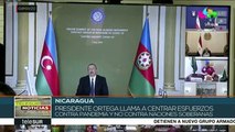 Nicaragua: llama Daniel Ortega a unir esfuerzos contra la pandemia