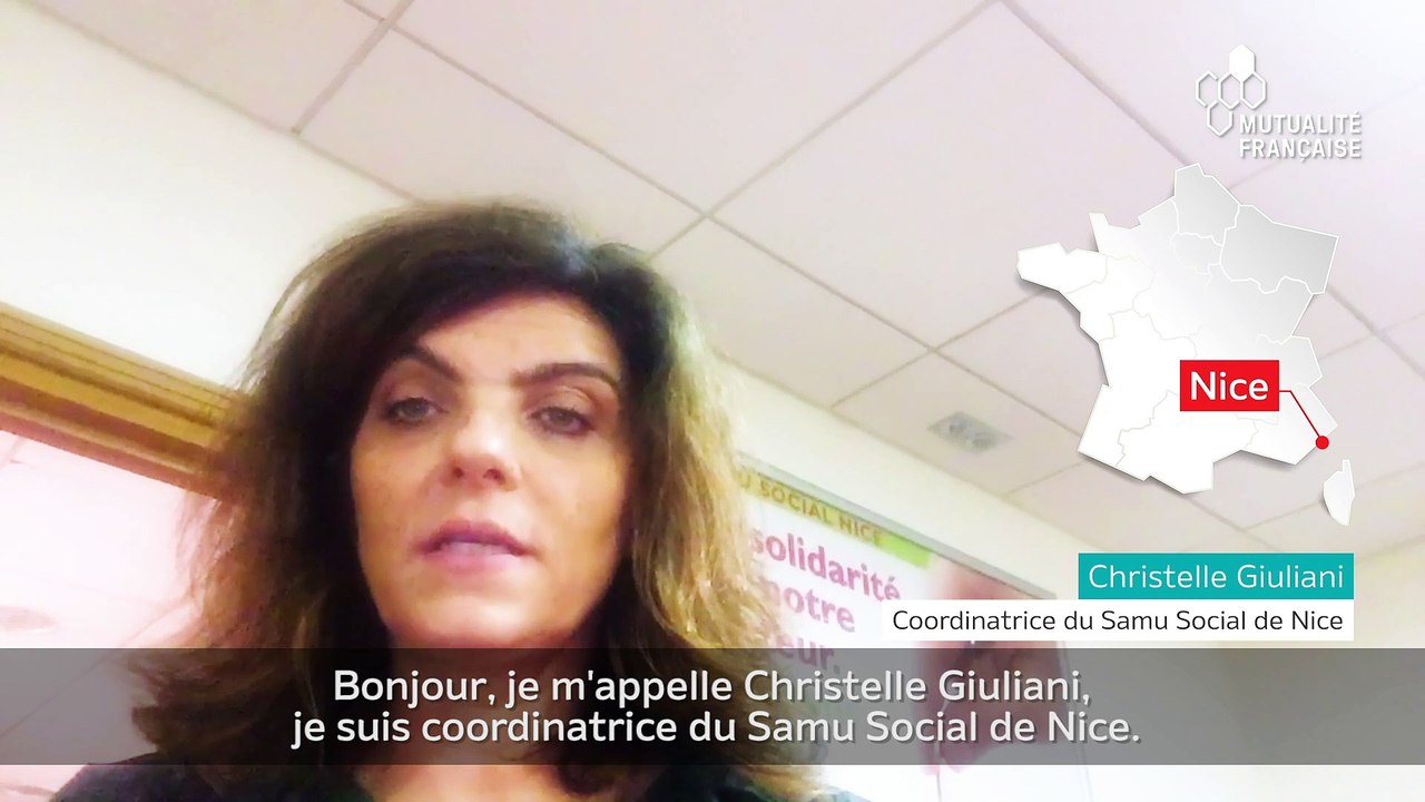 Christelle Giuliani, coordinatrice du Samu social à Nice