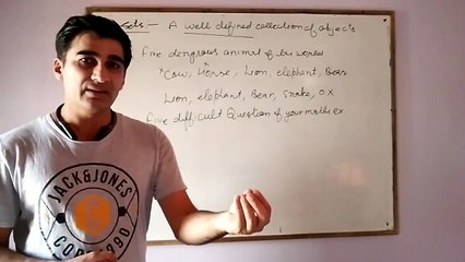 Class-XI  Sets Part-1 NCERT Ex 1.1