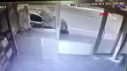 TEKİRDAĞ Televizyon hırsızlığı güvenlik kamerasında