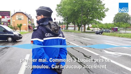 Reportage au bord de la route avec les gendarmes