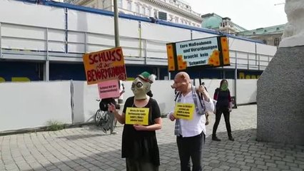 Protestas en Viena y Munich el 1 de Mayo por las medidas para luchar contra el COVID-19