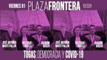 Juan Carlos Monedero, José Antonio Martí Pallín, Victoria Rosell y Joaquim Bosch - Plaza Frontera - Togas, democracia y covid-19