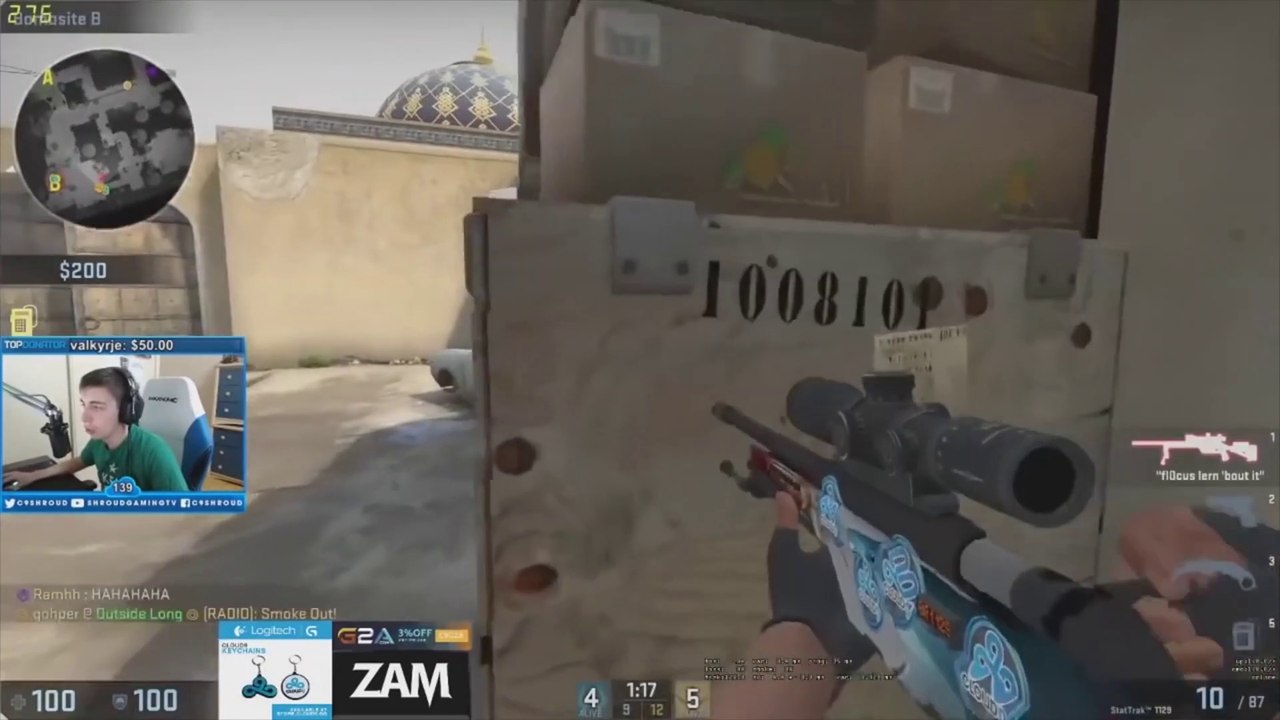 DO NOT give the _NO-SCOPE GOD_ a Sniper..shroud