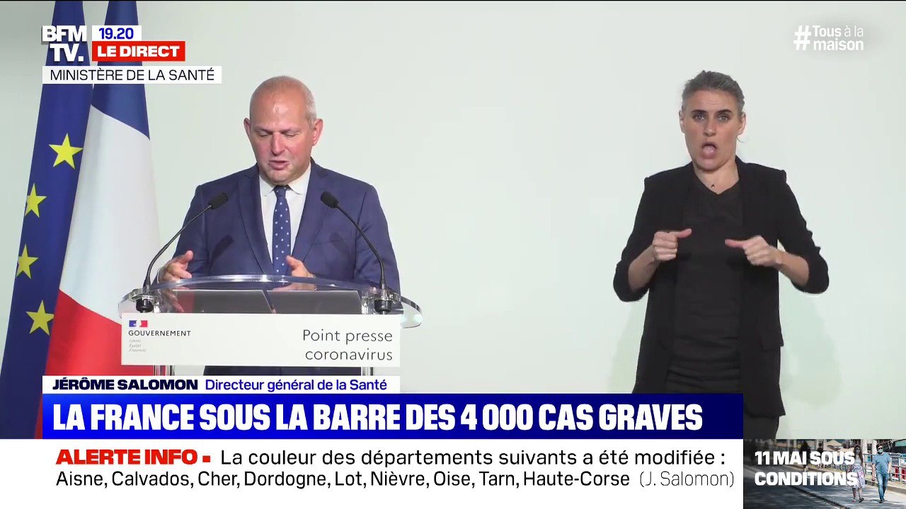 Coronavirus: selon Salomon, "plus de 50.200 personnes sont sorties guéries de l'hôpital"
