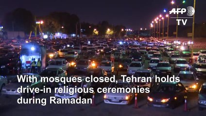 Virus-hit Iran holds drive-in religious ceremonies