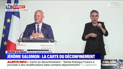 Masques dans la grande distribution: selon Jérôme Salomon, "la réquisition est toujours valable"