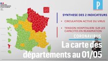 Déconfinement : la carte des départements «rouge», «orange» ou «vert» du 1er mai