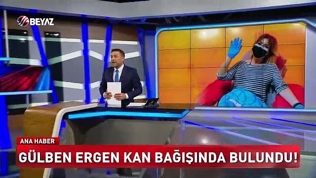 Gülben Ergen kan bağışında bulundu!