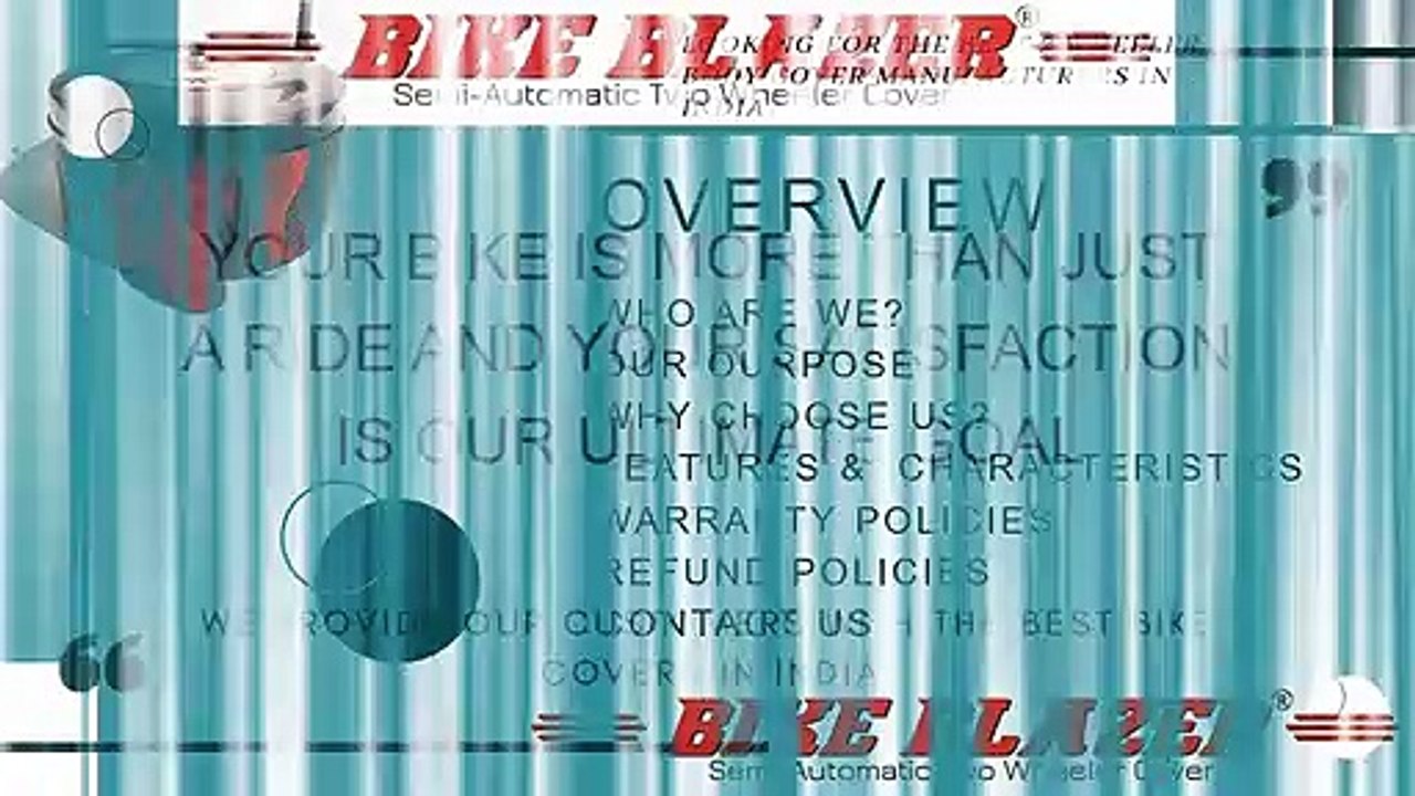 Shop with the best bike cover brand in India.