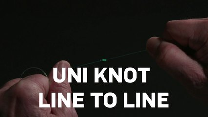 How to tie a Uni-Knot Joining Line to Line