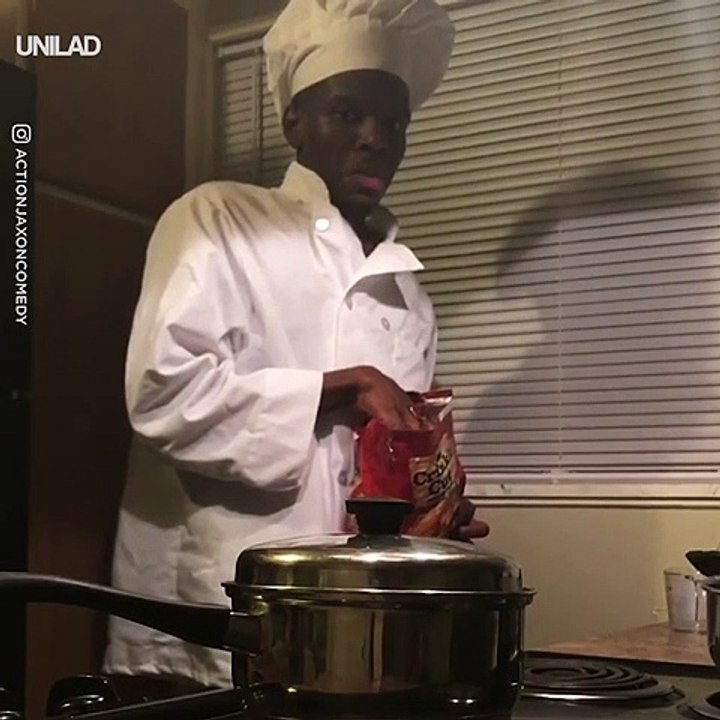 Faire des frites n'est pas chose facile... Oups