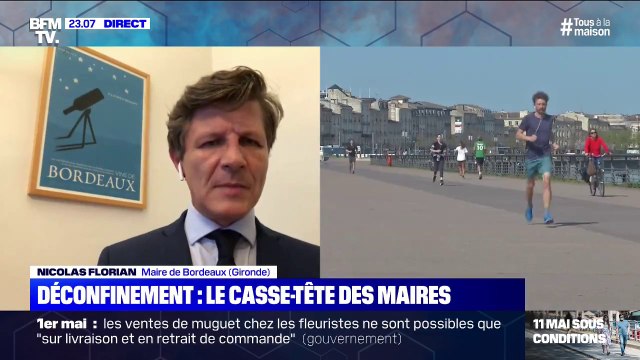 Le maire de Bordeaux veut rendre le port du masque obligatoire dans les rues commerçantes